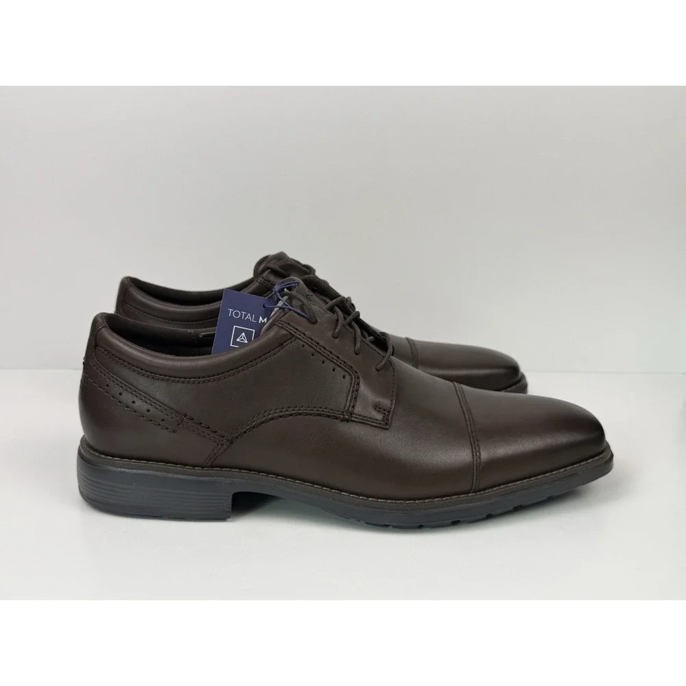 Rockport Next Gen Cap Toe Dress Shoe Men's Size 11 Dark Brown CJ3208‎ No Box